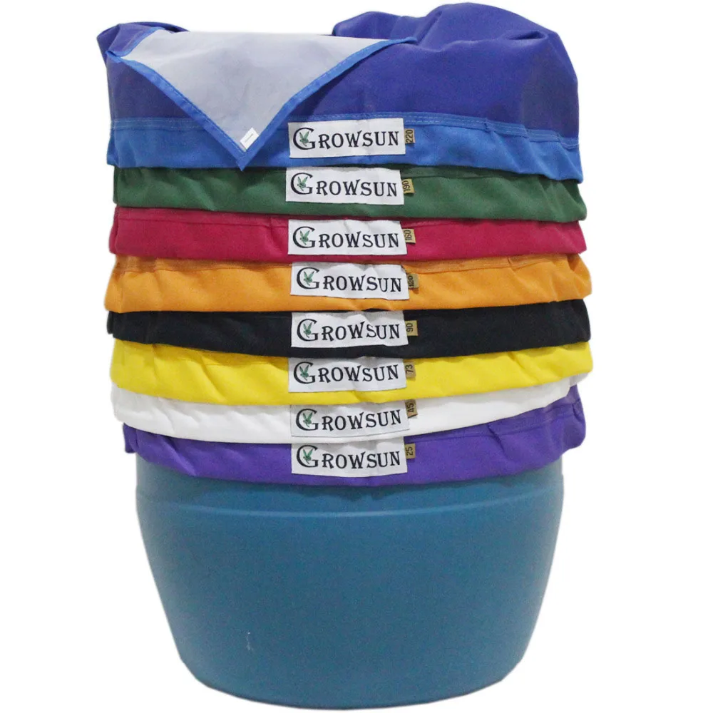 Травяные Пузырьковые пакеты для хеша, набор для экстракции эссенции, сумка для переноски и нажатие экрана в комплекте - Цвет: 20 gallon 8 bag