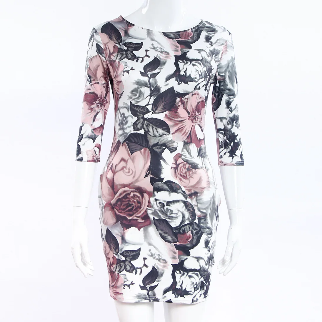 Liva Girl Summer Bodycon Floral Casual Dress Female