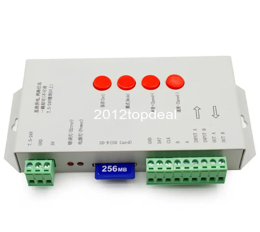 Светодиодная лента для sd карты 5 24 В T1000S контроллер WS2812B 6803 WS2811 RGB|strip box|strip cutterstripped