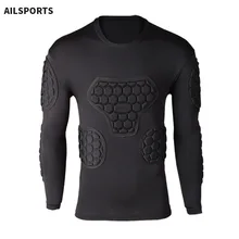 Профессиональные Футбольные Вратарские удобные футбольные майки, ударостойкие уплотненные EVA Вратарские налокотники, защита для спины