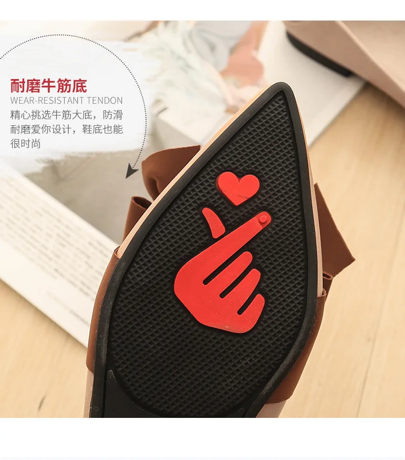 Taomengsi 2023 women's shoes new style pointy bow-toe flat shoes with two large size 33 to 43 loafers