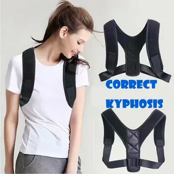 

New Men Women Body Wellness Back Posture Correction Shoulder Corrector Support Brace Belt Therapy Back Straight Shoulders Braces