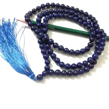 

Free Shipping Tibetan Buddhist Lapis Lazuli Mala / Rosary 108 Beads #@