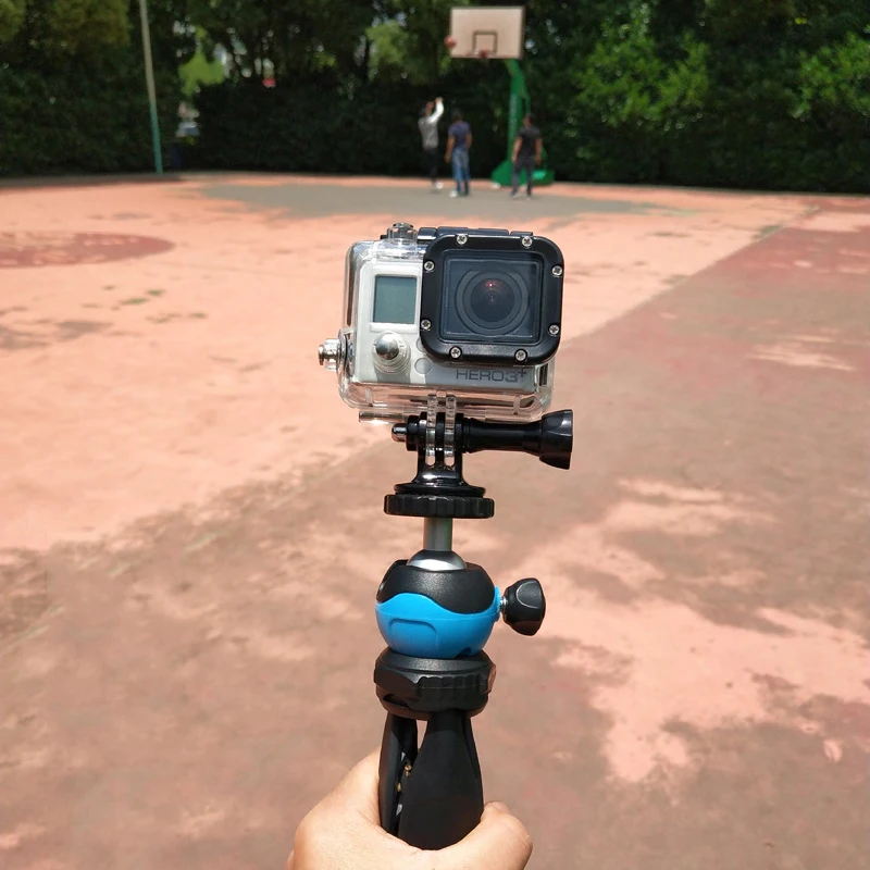 Гибкий мини-штатив для телефона с адаптером для iPhone монопод GoPro Nikon DSLR камера Регулируемый шар головка штативы