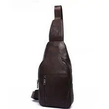 Модные Сумки из натуральной кожи через плечо для мужчин, повседневная сумка-мессенджер, маленькая брендовая дизайнерская мужская сумка на плечо, нагрудная сумка для путешествий, сумки