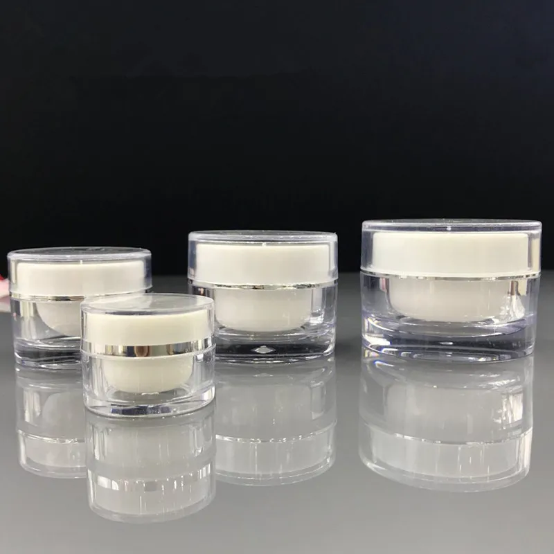 

5/10pcs 5/10/20/30g Portable Refillable Bottles Cosmetic Empty Cosmetic Jar Pot Eyeshadow Face Cream Container