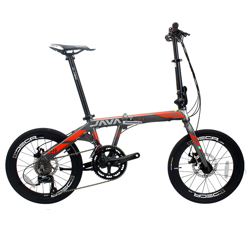 Perfect JAVA 20" Inch 18 Speed Aluminum Alloy Folding Bike Child Adult 406 Folding Bikes for  components 1