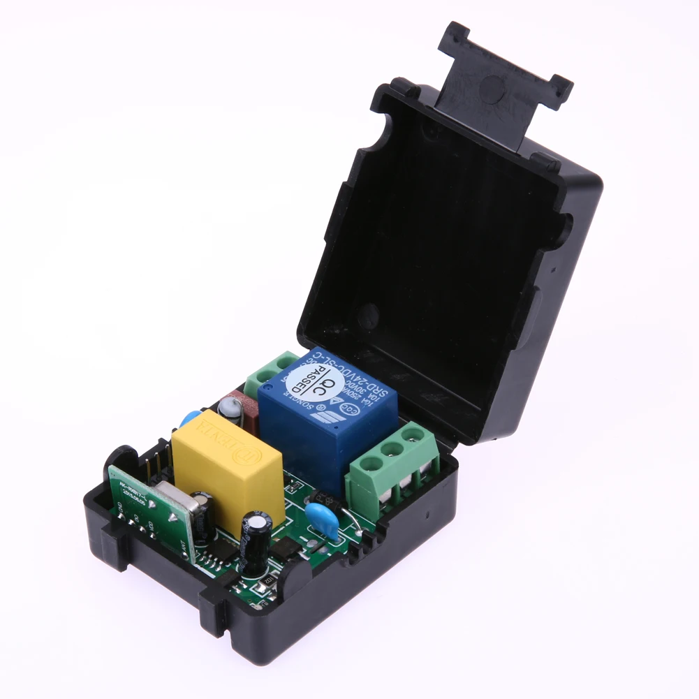 

Remote Control Switch SAC 220V RC Voltage-Reducing Switch Garage Door Curtain Lighting Receiver 315/433MHz (adjustable)