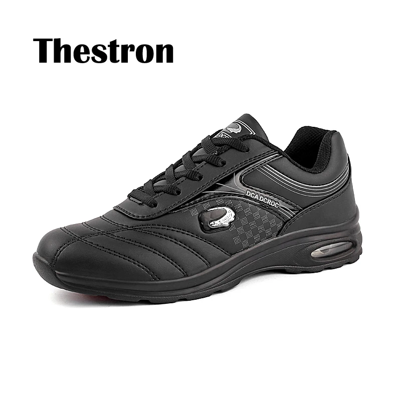

Thestron New Fahion Men's Air-cushion Casual Shoes Spring Autumn Big Size Anti-Slip Black And White Shoe Male Waterproof Outdoor