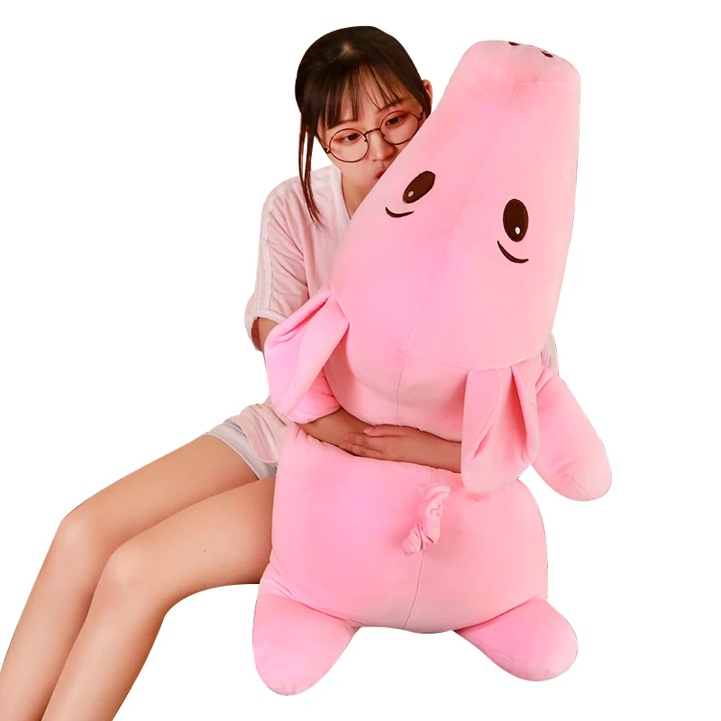 

Babiqu 1pc 65cm Huge Cute Pig Stuffed Down Cotton Animal Pig Plush Toy for Children Soft Pillow Doll Kids Baby Appease Gift Doll