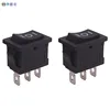 Interrupteur à bascule noir 10 pièces | Interrupteur à bascule noir, 3 fiches, 6A 250V 10A 125V AC, vente en gros ► Photo 2/6