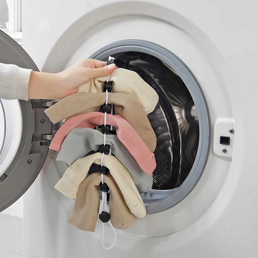 Storage Rack Home Supplies Socks Lanyard Drying Clothespins Clothes Hangers Useful Durable Pp Rope Laundry Multifunctional huismerk kopen in de aanbieding