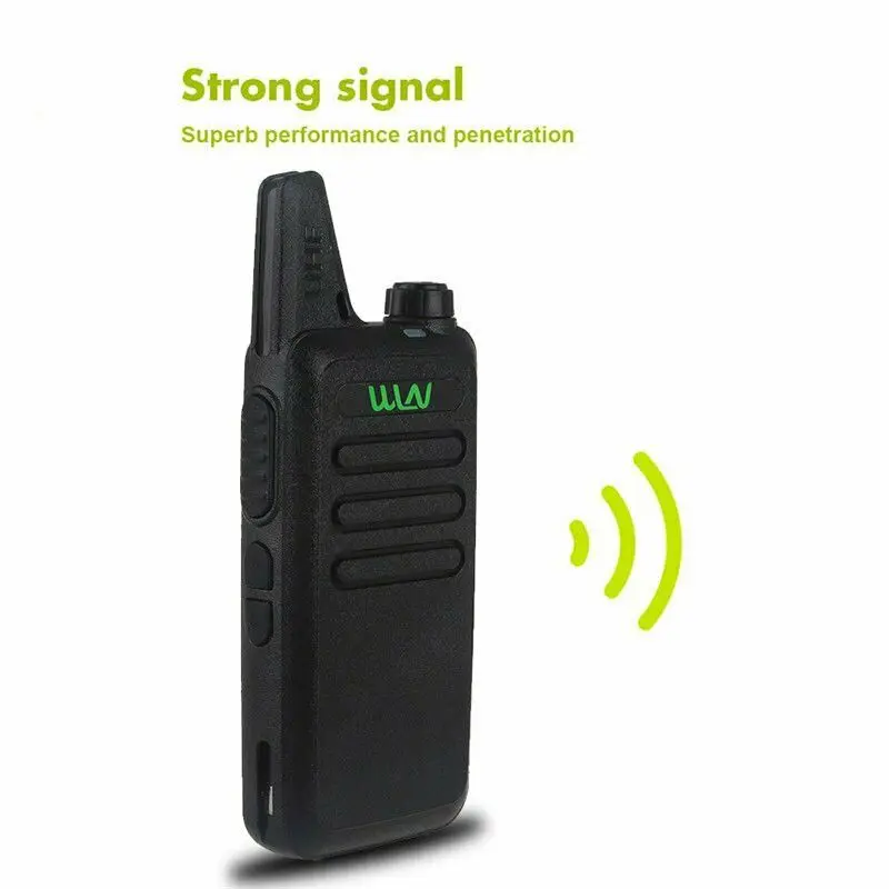  4Pcs WLN Kd-C1 Mini Walkie Talkie Portable Wireless Radio Silm Handheld KDC1 C2 Two Way Radio Trans