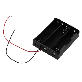 

Plastic Battery Storage Case Box Holder For 3x 18650 Black Mit 3 Standard 12V