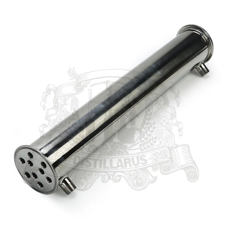 

3" Stainless steel 304 condenser. Length 500mm, 9 pipes