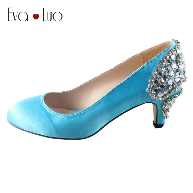 talon bleu turquoise