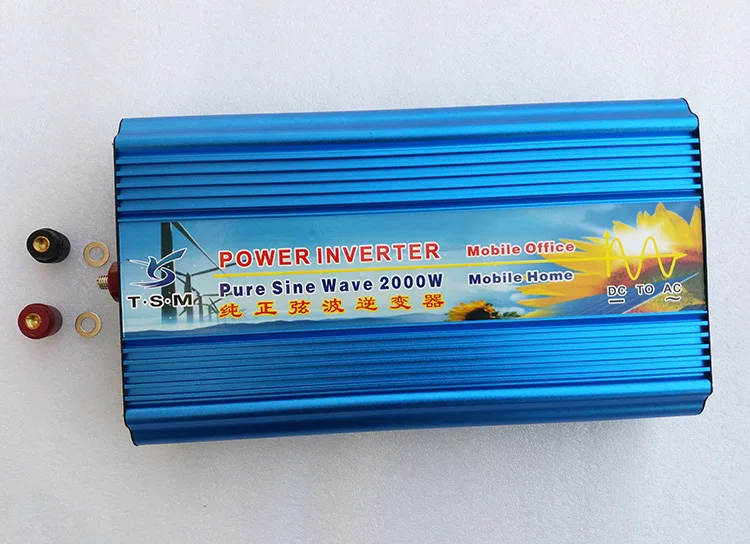 

digital display 2000W Pure sine wave inverter 12V/24V/48V DC to 110V/220V AC Peak power 4000W