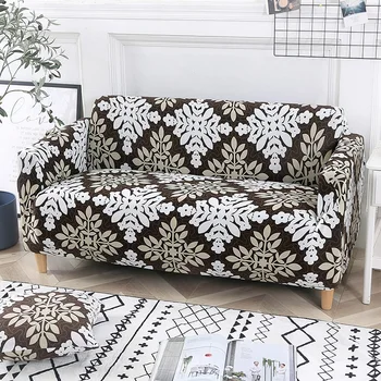 

Lellen Universal sofa cover couch cover Polyester floral bench Covers Elastic stretchy Furniture Slipcovers For Christmas