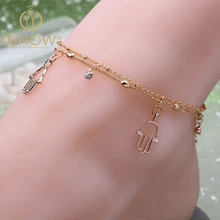 Горячие продажи Золотую цепочку рука лодыжки для женщин pulsera tobillo Ножные Браслеты ювелирные изделия cavigliera донна пляж ног ювелирные изделия босиком сандалии