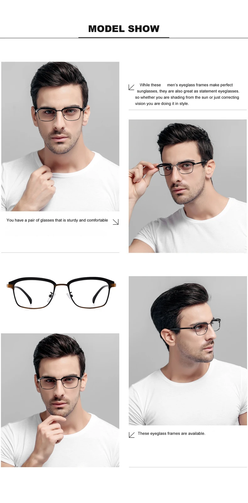 TR90 оправы для очков, мужские Оптические полуоправы для женщин, очки для чтения, прозрачные линзы, близорукость, оправы для очков по рецепту