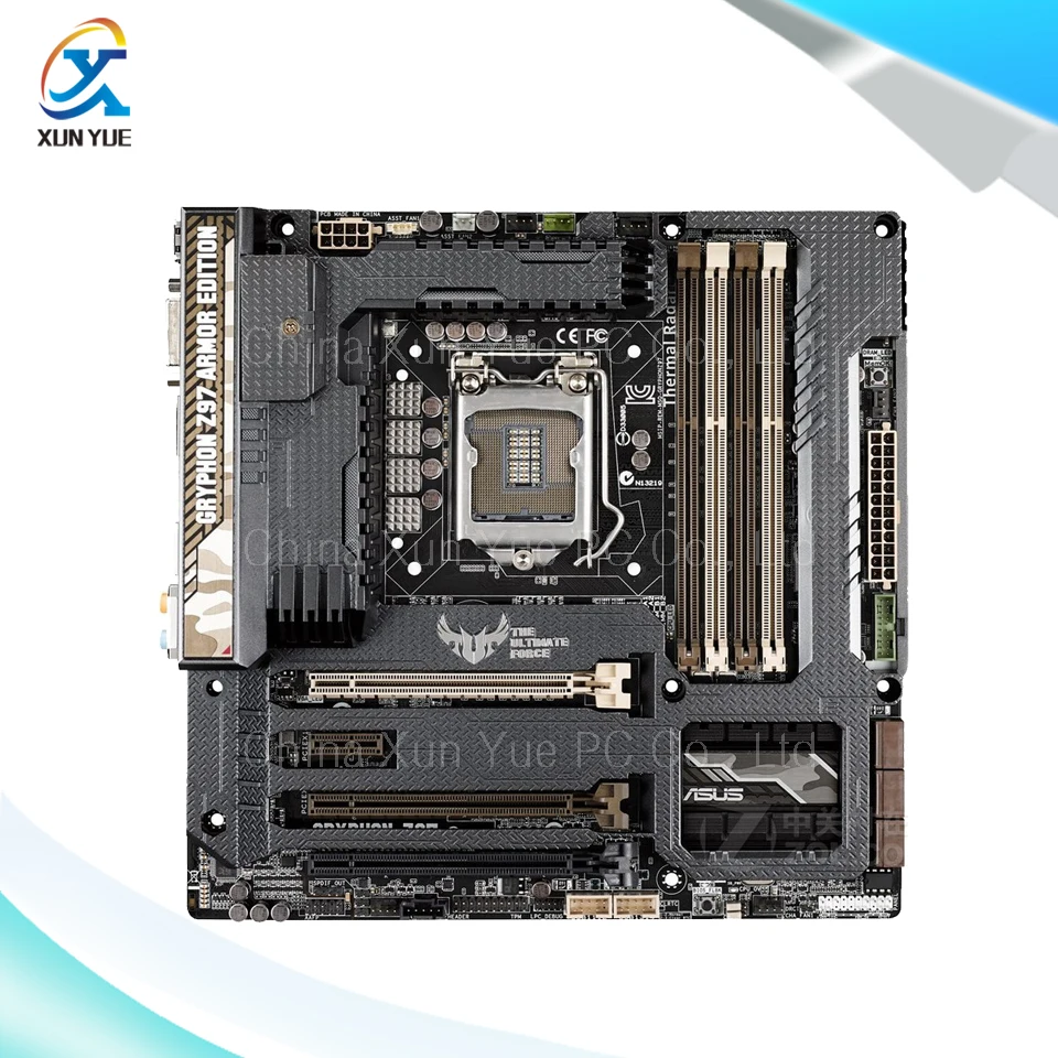

For Asus GRYPHON Z97 ARMOR EDITION Original Used Desktop Motherboard For Intel Z97 Socket LGA 1150 For i7 i5 i3 DDR3 Micro-ATX