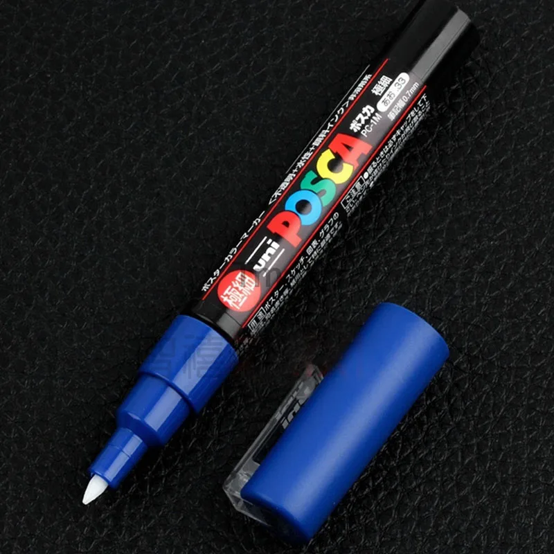 8 Colors Set Mitsubishi Uni Posca PC-1M Paint Marker-Extra Fine Bullet Tip-0.7mm 8 colors Art Markers Office & School Supplies