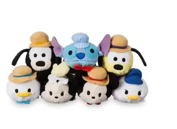

2018 Main Street USA Mickey Minnie Donald Duck Daisy Pluto Goofy Stitch Complete Set Of 7 NWT!Gift
