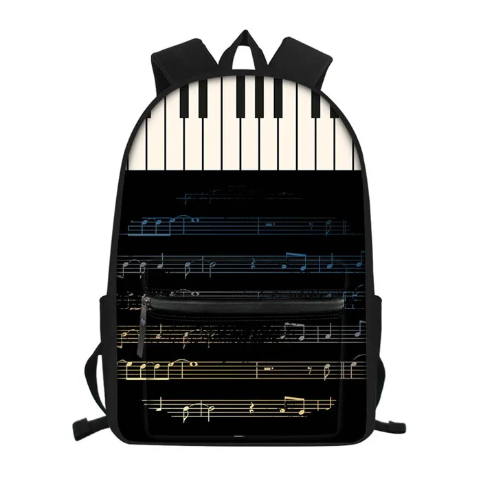 FORUDESIGNS/музыкальный принт пианино рюкзак для подростков девочек средней школы рюкзаки сумки на плечо рюкзак Mochila Feminina - Цвет: CC5231Z58