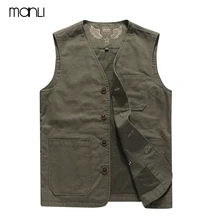 MANLI, мужской туристический жилет, пальто, осенний мужской жилет без рукавов, дышащий жилет для фотосъемки, Быстросохнущий сетчатый жилет hombre