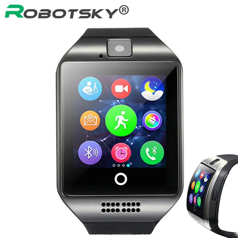 Bluetooth Smart Часы Android Smartwatch Телефонный звонок sim-tf Камера Relogio для IOS iPhone samsung HUAWEI