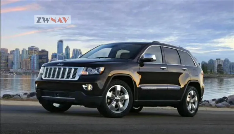 Perfect ZWNAV Tesla style Screen Newest Android 6.0 64+2GB Car Radio GPS Navigation Head Unit For Jeep Grand Cherokee 2014-2018 5