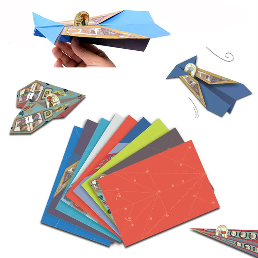 Paper Toy Plane Classic Childhood Origami Toy Paper Airplanes Kit 20 Unique Paper Airplanes