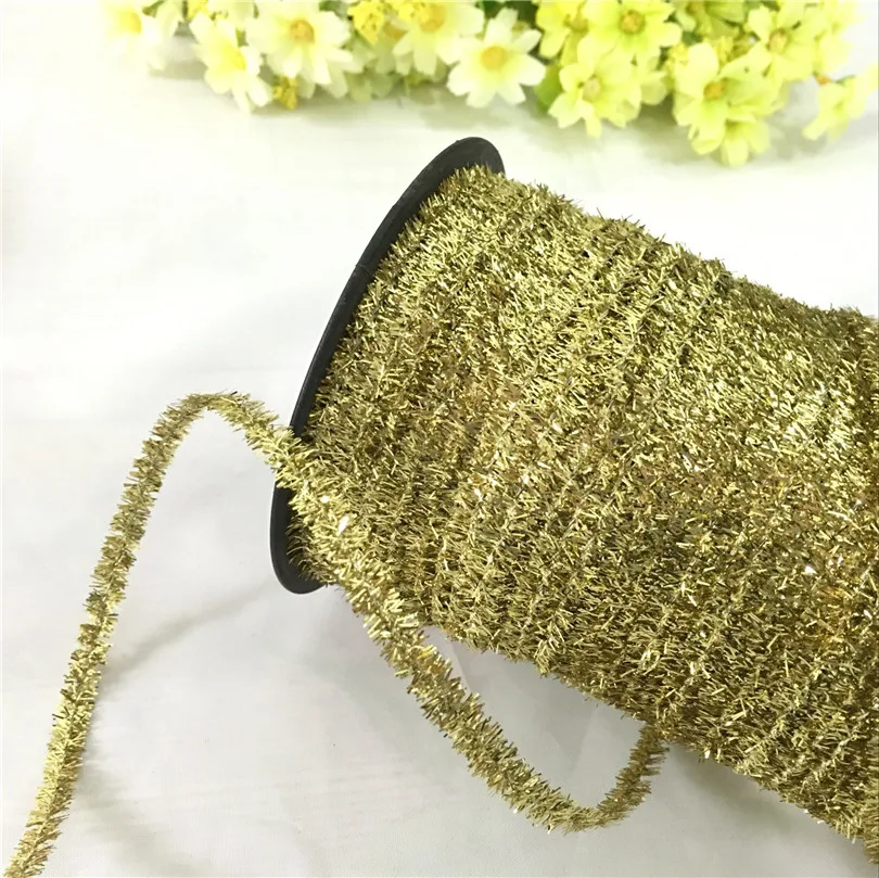

3m * Gold Metallic String Lace Trim Ribbon for Craft DIY Gift Packing 7LS20