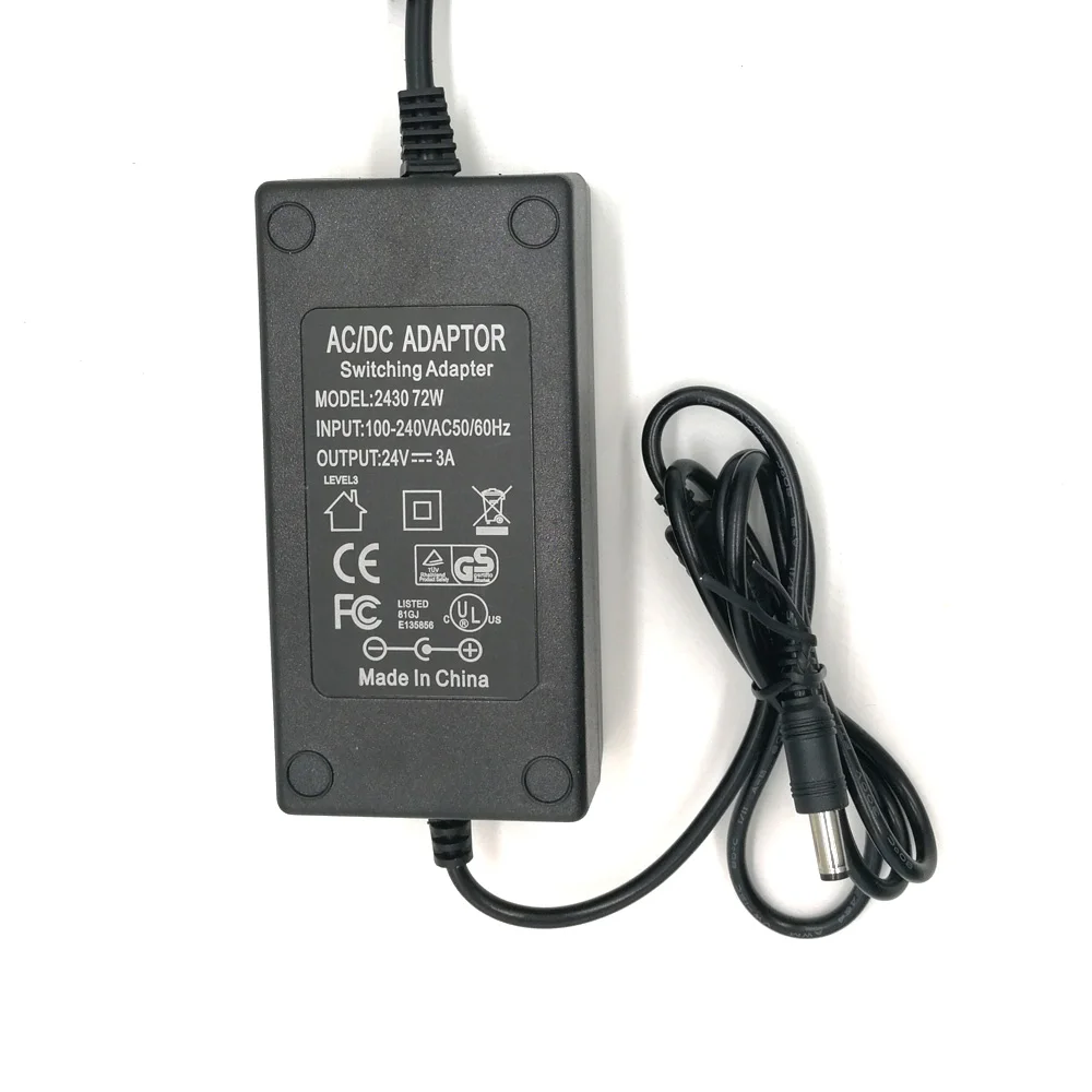 Cena QUICKO nowy 24V3A 5.5*2.1 2.5mm 72W zasilacz do OLED LED T12 942 941 MINI stacja lutownicza STC cyfrowe spawanie elektryczne