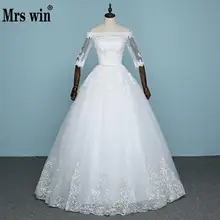 Новое поступление года, осенняя свадебная одежда из органзы с коротким рукавом и Тюлевое с вырезом «Лодочка», кружевное платье для невесты, платье принцессы с вышивкой
