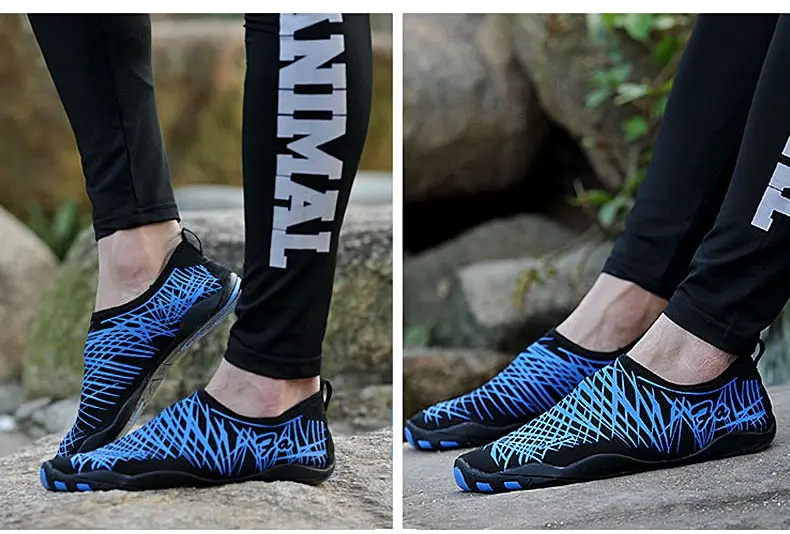 1 (6)Women Beach Wading Shoes Outdoor Swimming Water Shoes Adult Unisex Flat Soft Seaside Shoes Walking Lover Yoga Shoes