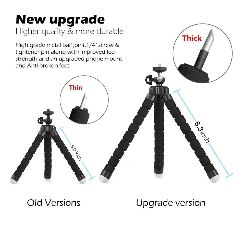 DUSZAKE гибкий мини штатив Gorillapod для телефона камера iPhone Xiaomi аксессуары камеры