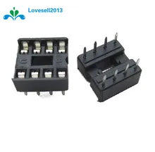 100 ADET 8-Pin 8 pins DIL DIP IC Soket pcb dayanağı Konektörü YENI L8