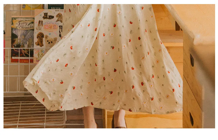 Ubei, новинка, весна/осень, женское модное платье с большим воротником-бабочкой, французское винтажное платье феи, длинное летнее платье с принтом