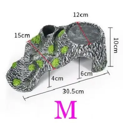Новейшая черепаха сушки скалолазание платформа черепаха солнце крыша терраса черепаха танк плавающий остров Смола скалолазание животное рептилия скрытый пещера - Цвет: M