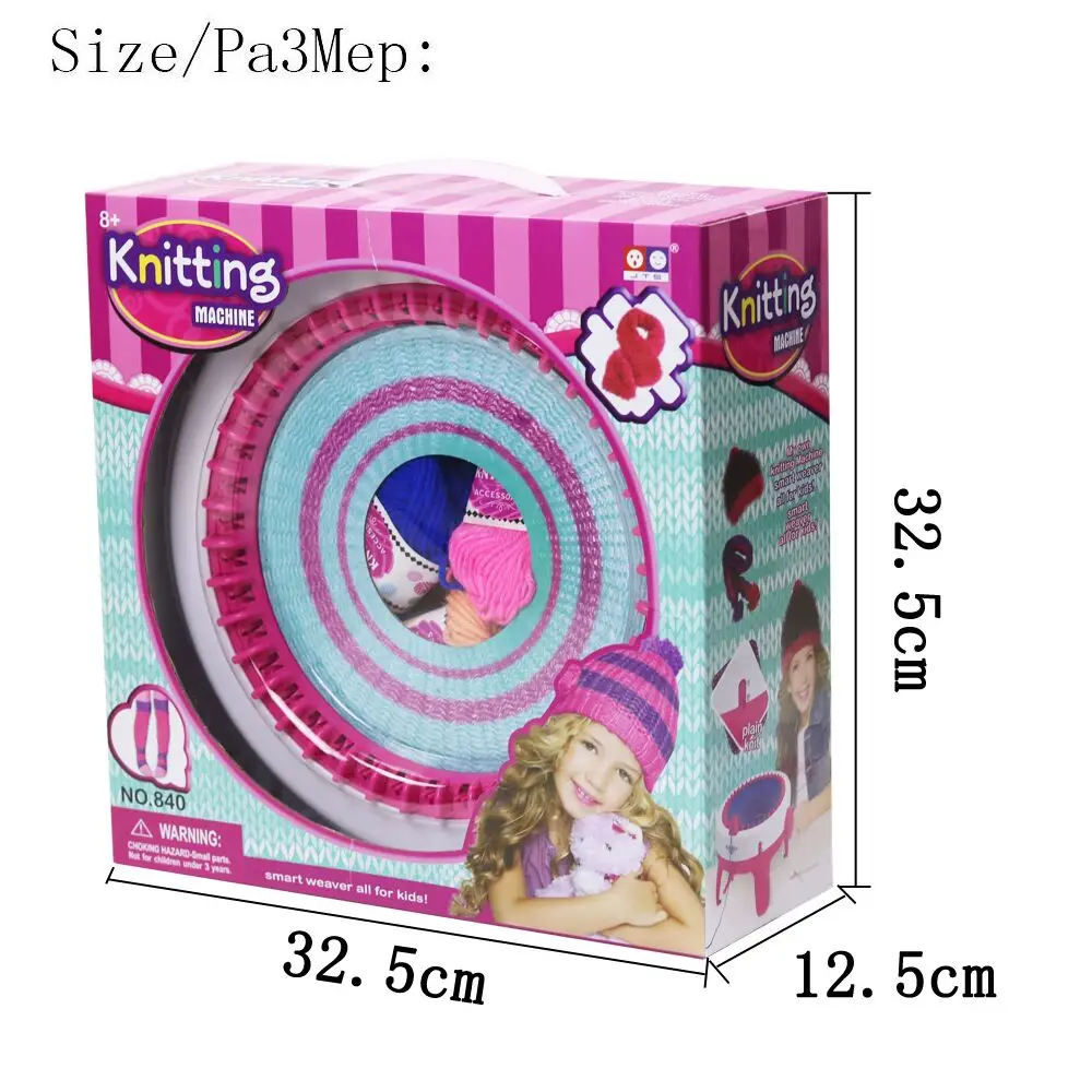 Высокое качество ткацкий станок W. пряжа вязальная машина для шапок шарфы свитер Детские обучающие игрушки подарки набор для детей