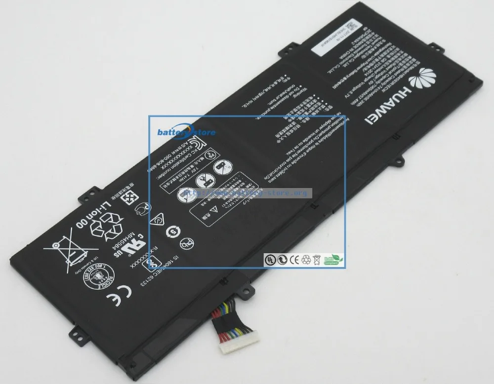 

FREE SHIP 7.6VV, 7410mAh, 56.3W Genuine battery HB4593R1ECW for HUAWEI Honor Magicbook,for Matebook X Pro
