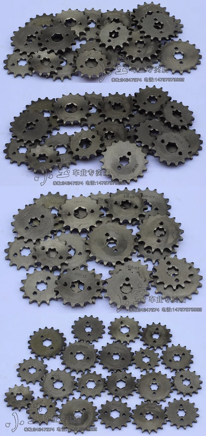 Передняя Звездочка двигателя 428 дюйма 10 19 зубьев 17 мм|engine sprockets|front sprockettooth sprocket |