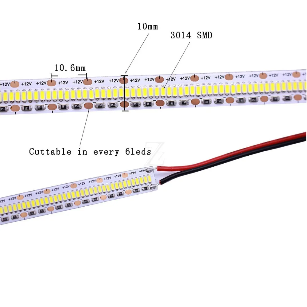 1/2/3/4/5 м/лот не водонепроницаемый IP20 SMD 3014 Светодиодные ленты, супер яркий 560 светодиодный s/m 2800 светодиодный s/5 m светодиодный лента свет DC 12 V