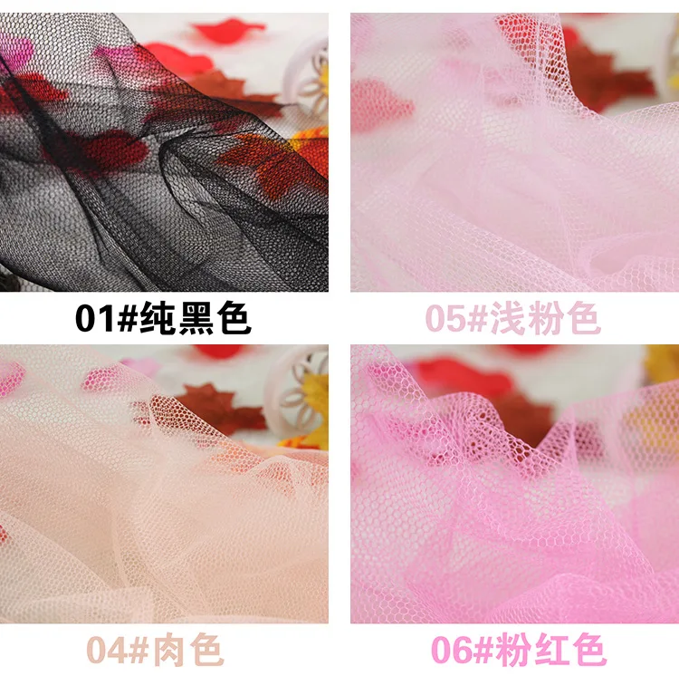

5Yards Soft Encryption Mesh Fabric For Sewing Wedding Event Party Decoration Customized DIY Dress Mosquito Net Tulle Lace Fabric