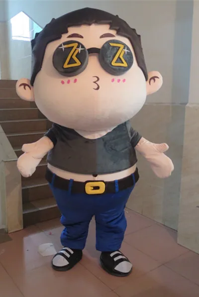 

2015 Latest high quality cute fat boy Mascot Costume Mascot Cartoon Suit Costume Halloween Holiday special clothing
