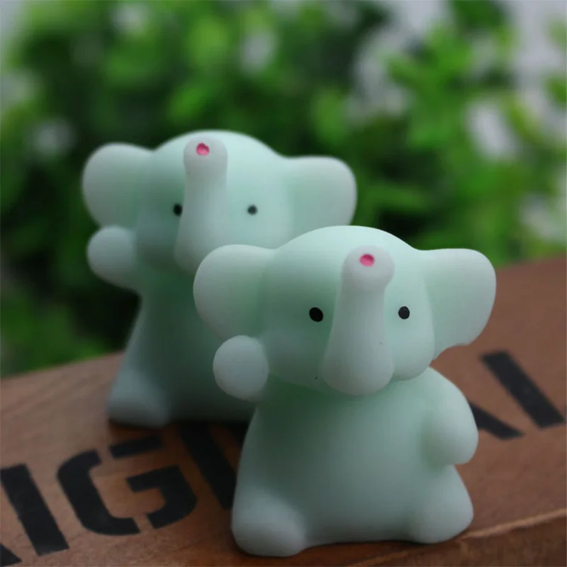 4CM India Style Elephant Cute Squeeze Toy Mini Mochi