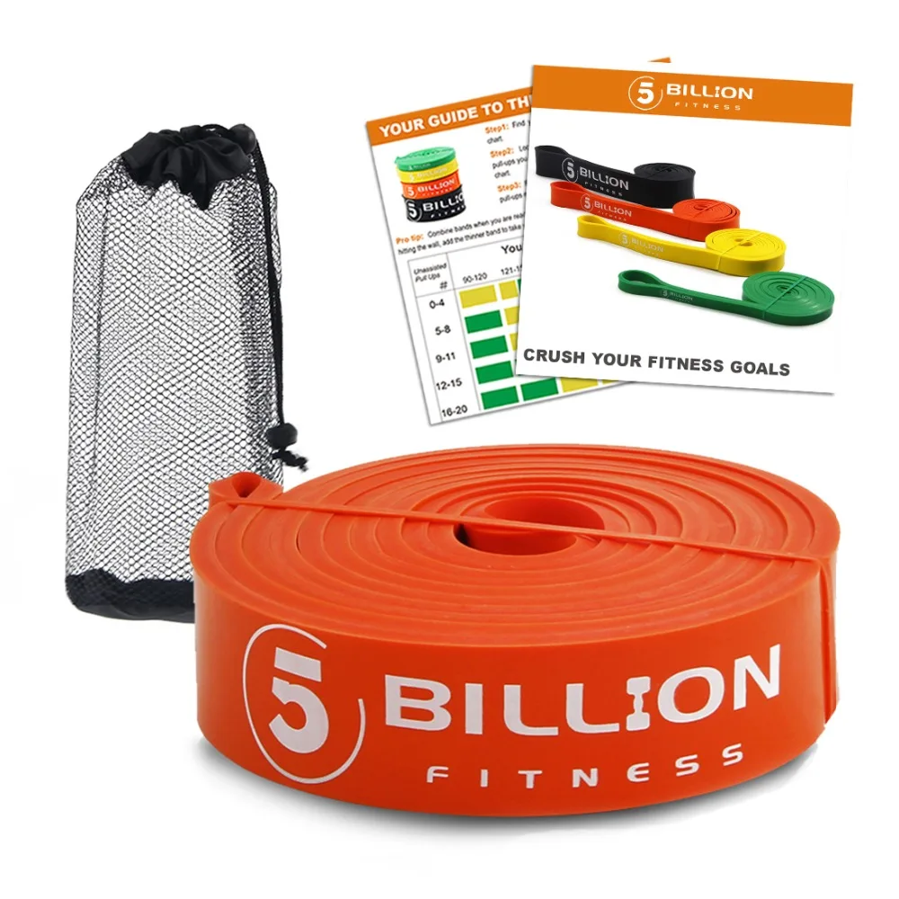 

5BILLION Resistance Bands Set Exercise Bands Workout Bands Stretch Bands Physical Therapy Home Equipment Training for Women Men