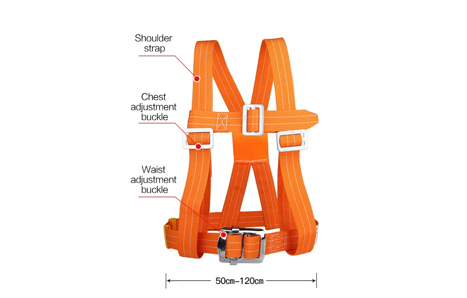 Xinda Открытый Воздушный защитный ремень анти-падение безопасности крюк высокая высота эксплуатации износостойкий альпинистский полесафетный ремень
