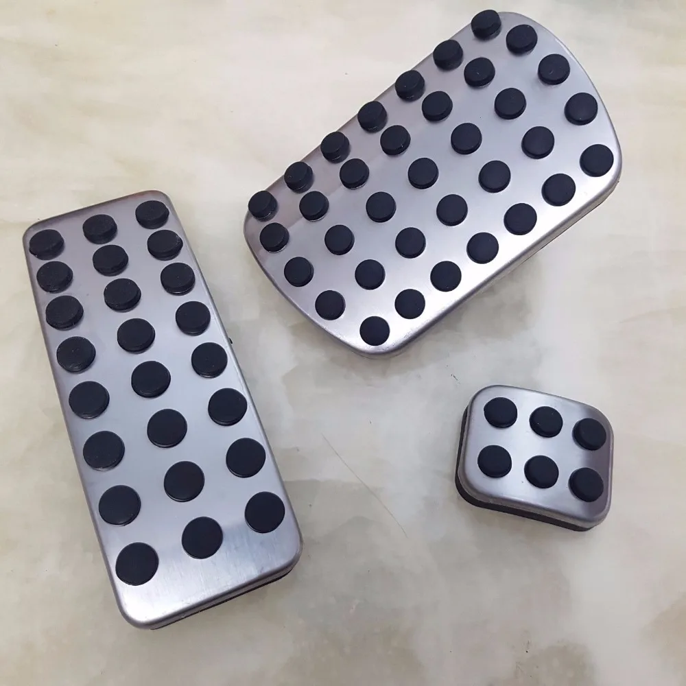 

XYIVYG 3pcs DIY Foot Pedal Cover For Mercedes Benz W176 W245 W246 W251 W164 ML X164 GL